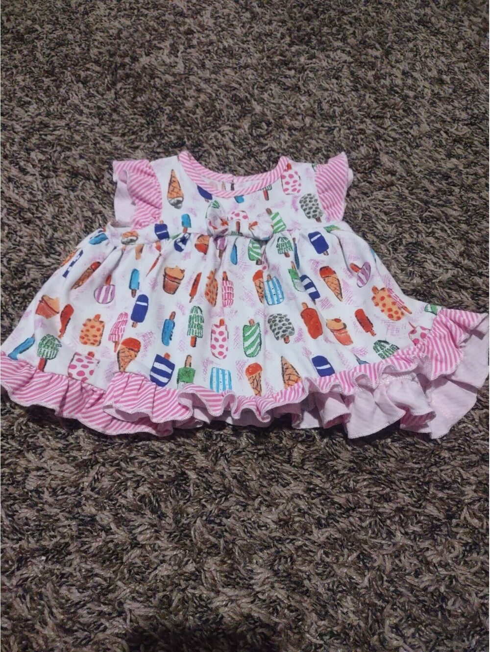 Girls Ice Cream Dress Size 3 Months
